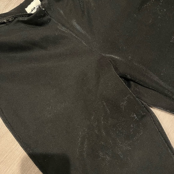 BLACK LOW RISE STRETCHY PANTS - Picture 4 of 9